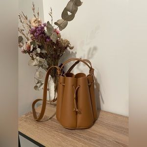 Polène Numero Huit Mini Bucket Bag - Camel